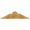 Ekena Millwork Portland Rough Sawn Timber Gable Bracket, Western Red Cedar, 36"W x 9"H x 2"D x 6"F, 6/12 Pitch GBW036X09X0206POR00RWR - alternate 1